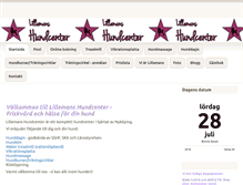 Tablet Screenshot of lillemanshundcenter.se